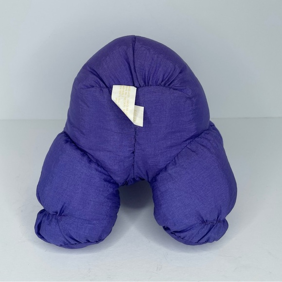 Summit  VTG 1992 Heartwarmers Purple Bear Pink Puffalump Style Nylon With Tag - Picture 5 of 10